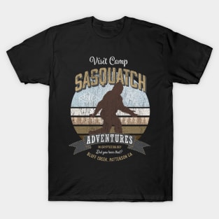 Visit Camp Sasquatch - Funny Big Foot TDesign T-Shirt